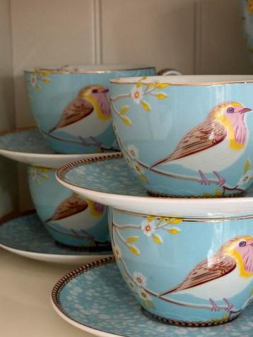Pip Studio servies 4 Cappuccino kop en schotels Early Bird beschikbaar voor biedingen