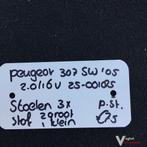 Peugeot 307 Sw 2.0 16v 2005 2500185 Stoel achter