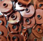 Lego 2x2 round tile (jumper), Reddish brown (per 50), Verzenden, Nieuw, Losse stenen, Lego