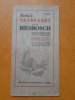 Bijzondere oude plattegrond Born's vaarkaart Biesbosch jr30?, Boeken, Atlassen en Landkaarten, Born's Assen, Ophalen of Verzenden