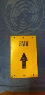 origineel route bord Unprofor, Ophalen of Verzenden, Landmacht, Overige gebieden, Embleem of Badge