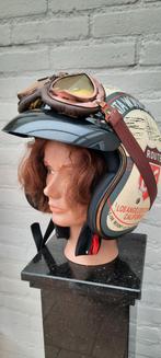 Retro Jethelm met Bril - Route 66 Design, Overige merken, M, Dames, Jethelm