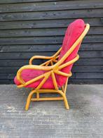 Jaren 70 rotan stoel - vintage-, Ophalen, Huis en Inrichting