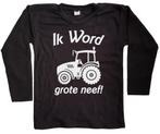 Tekst shirt baby/kind? Shirt grote neef tractor, Nieuw, Ophalen of Verzenden, Jongetje of Meisje