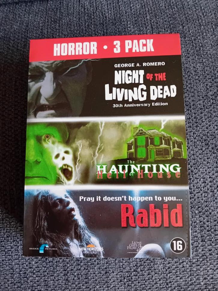 Horror 3-Pack DVD Boxset - Romero Klassiekers!, Cd's en Dvd's, Dvd's | Documentaire en Educatief, Zo goed als nieuw, Oorlog of Misdaad