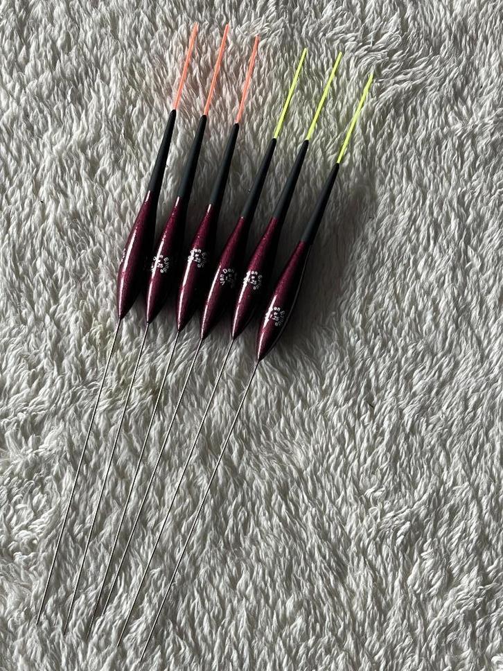 adv 153 BULK / NIEUW 10 x set 6 dobbers VAN DEN EYNDE 1,25gr, Watersport en Boten, Hengelsport | Witvissen, Nieuw, Dobber of Lood