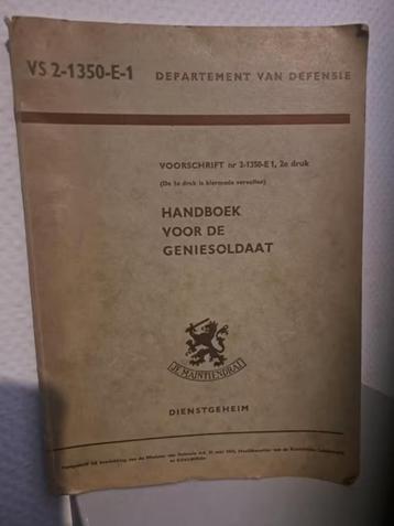 HANDBOEK VOOR DE GENIESOLDAAT (2e druk, 1963) beschikbaar voor biedingen