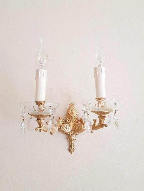 Brocante wandlamp, Huis en Inrichting, Lampen | Wandlampen, Ophalen of Verzenden