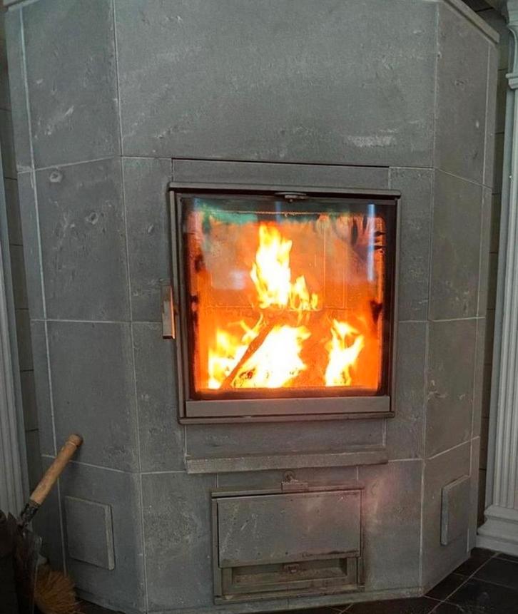 Tulikivi Speksteenkachel - Houtkachel, Huis en Inrichting, Kachels, Gebruikt, Houtkachel, Hout, Ophalen
