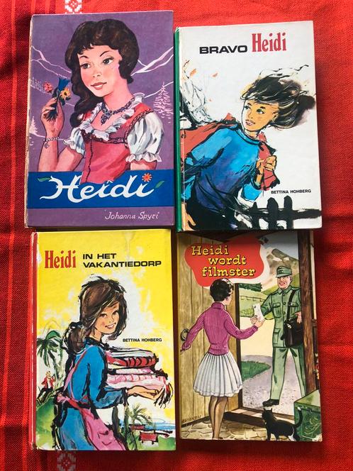 4 x “Heidi” boeken; 11/14 jaar.Johanna Spyri&Bettina Hohberg, Boeken, Kinderboeken | Jeugd | 10 tot 12 jaar, Zo goed als nieuw