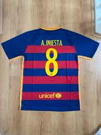 FC Barcelona Shirt 2015/16 Iniesta #8 - Maat M, Zo goed als nieuw, Voetbal, Verzenden, Maat 48/50 (M)