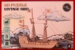 Crafts & Co 3D Puzzle Vintage Ship, Ophalen of Verzenden, Nieuw, 1:50 of kleiner