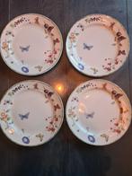 JANNEKE BRINKMAN SALENTIJN- fruits&flowers- 4x ontbijtbordje, Ophalen of Verzenden, Zo goed als nieuw, Bord(en), Overige stijlen