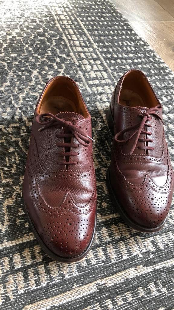 Van Bommel Broques bruin - 40, Kleding | Heren, Schoenen, Gedragen, Veterschoenen, Bruin, Ophalen of Verzenden