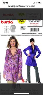 Burda 7574 tuniek, Ophalen of Verzenden, Zo goed als nieuw, Vrouw, Burda