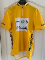 Geel Rabobank AGU Wielershirt - Maat L, Fietsen en Brommers, Fietsaccessoires | Fietskleding, Gebruikt, Heren, Ophalen of Verzenden