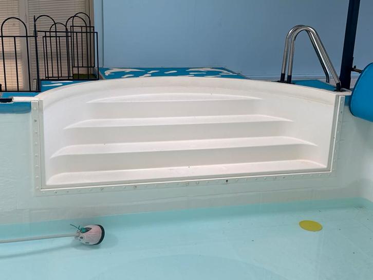 Kunststof Zwembadtrap - Gebruikt, Tuin en Terras, Bubbelbaden en Hottubs, Gebruikt, Vast, Trap, Inbouw, Ophalen of Verzenden