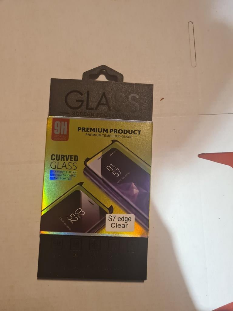 Samsung Galaxy S7 Edge Screenprotector - Nieuw, Ophalen of Verzenden, Nieuw, IPhone SE (2022), Frontje of Cover