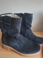 Tamaris laarsjes blauw leer schapenvacht!, Ophalen, Zo goed als nieuw, Blauw