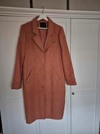 YAS Zalmroze Wintermantel - Maat L - Zo goed als nieuw, Maat 42/44 (L), Ophalen of Verzenden, Zo goed als nieuw, Roze