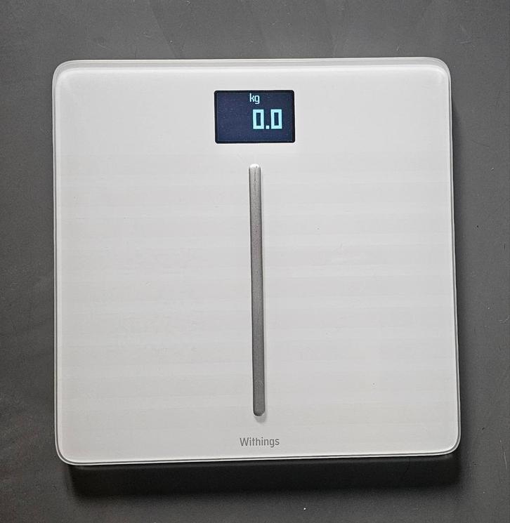 Withings Body Cardio Slimme Weegschaal, Witgoed en Apparatuur, Weegschalen, Zo goed als nieuw, Digitaal, Personenweegschaal, 1 tot 500 gram