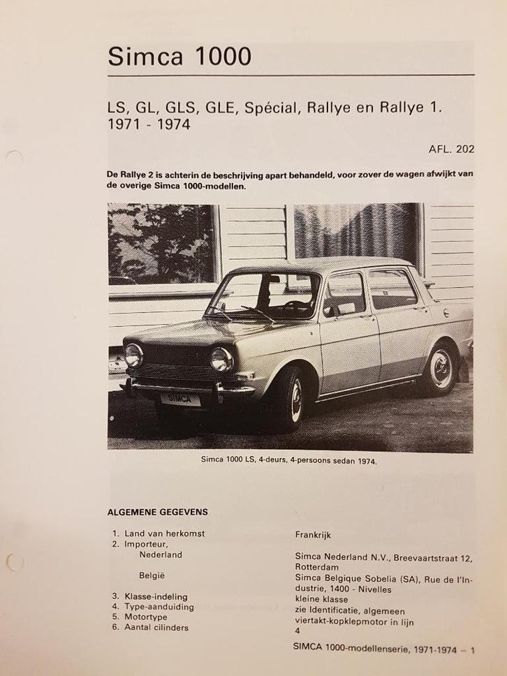 21 x Simca 1000 1100 1300 enz Olyslager Kluwer Vraagbaken, Auto diversen, Handleidingen en Instructieboekjes, Ophalen of Verzenden