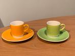 2 x Vintage Pagnossin Treviso espresso kop en schotel, Ophalen of Verzenden