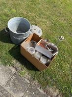 Complete weckketel met glaswerk en toebehoren, Antiek en Kunst, Ophalen