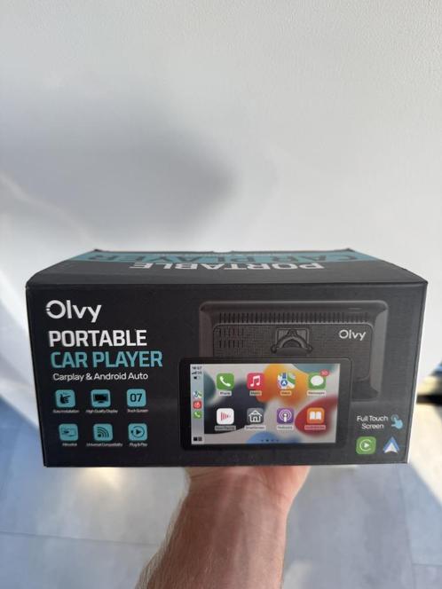 Olvy Carplay Scherm 7 inch, Apple Carplay, Android Auto, Auto diversen, Autonavigatie, Zo goed als nieuw, Ophalen of Verzenden