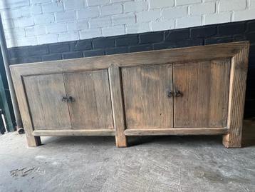 chinees kast elmwood tv dressoir kast met chinese muntjes beschikbaar voor biedingen