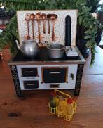 Vintage blik keukentje fornuis West Germany '70 Schopper, Antiek en Kunst, Curiosa en Brocante, Ophalen of Verzenden