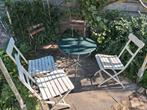 Bistroset met 5 stoelen (samengesteld), Ophalen, 5 zitplaatsen, Gebruikt, Tuinset