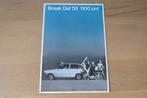 Originele folder DAF 55 Break (1968), Verzenden, Zo goed als nieuw, Overige merken