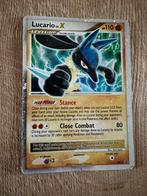 Lucario LV.X - Pokémon kaart, Hobby en Vrije tijd, Verzamelkaartspellen | Pokémon, Verzenden, Zo goed als nieuw, Losse kaart