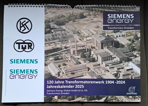 Kalender 120 jaar Siemens Transformers Dresden, Verzamelen, Merken en Reclamevoorwerpen, Nieuw, Ophalen of Verzenden