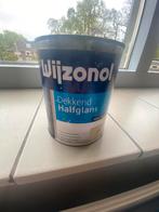 Wijzonol dekkend halfglans buiten lak 9135 papyruswit 0,75L, Nieuw, Lak, Ophalen of Verzenden, Wit