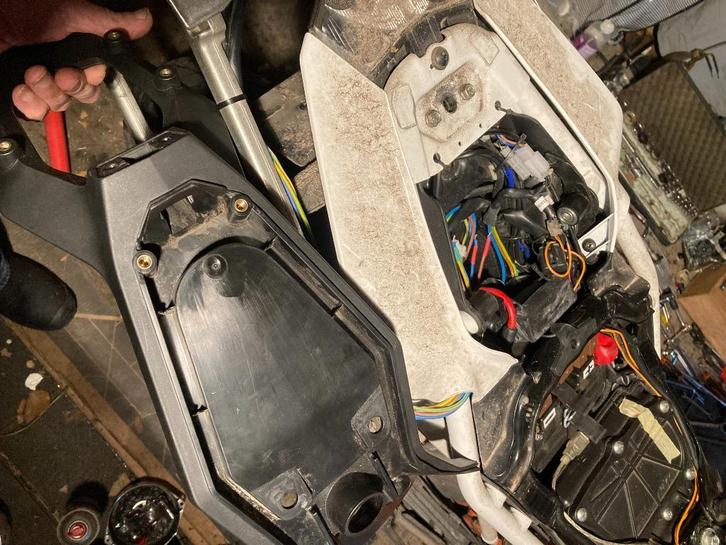 kentekenplaathouder KTM 690 Enduro (R)., Motoren, Accessoires | Overige, Zo goed als nieuw, Ophalen