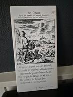 Tegeltjes o.a De Visser van Jan Luyken, Ophalen of Verzenden