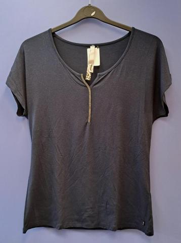 Poools donker blauw shirt met gouden spikkels mt 40 nr 42767 beschikbaar voor biedingen