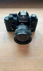 Nikon EM + Pallas & Tokina lens, Ophalen of Verzenden, Gebruikt, Spiegelreflex, Nikon