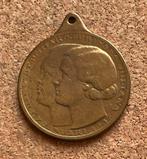 Penning Hanger - 7 januari 1937 Huwelijk Juliana & Bernhard, Postzegels en Munten, Ophalen of Verzenden, Overige materialen, Nederland