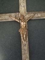 Antieke houten kruis van eind 18-begin 19 eeuw, Ophalen of Verzenden