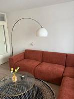 Vintage booglamp met marmeren voet en dimmer, Huis en Inrichting, Lampen | Vloerlampen, Ophalen, Zo goed als nieuw, Metaal, 200 cm of meer