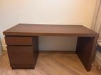 IKEA Malm bureau eiken-look, Ophalen of Verzenden, Gebruikt, Bureau