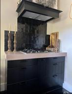 Gebruikte keuken gratis, Huis en Inrichting, Keuken | Complete keukens, Ophalen of Verzenden, Gebruikt, Zwart, Hout