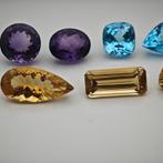 Citrine Amethist Topaas 7 stuks Edelstenen 103.57 karaat, Ophalen of Verzenden, Nieuw