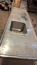 Werkblad rvs, Huis en Inrichting, Keuken | Keukenelementen, Ophalen of Verzenden, Zo goed als nieuw