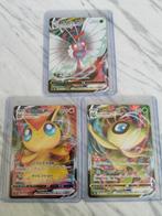 Pokemon, Celebi, Victiny, Butterfree VMAX, Ophalen of Verzenden, Zo goed als nieuw, Meerdere kaarten, Foil