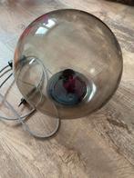 Smoked Glas Bureau/Staande Lamp - Nieuwstaat!, Ophalen of Verzenden, Zo goed als nieuw, Glas, Minder dan 50 cm