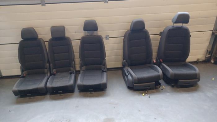 Bekleding Set (compleet) van een Volkswagen Touran, Auto-onderdelen, Interieur en Bekleding, Volkswagen, Gebruikt, 3 maanden garantie
